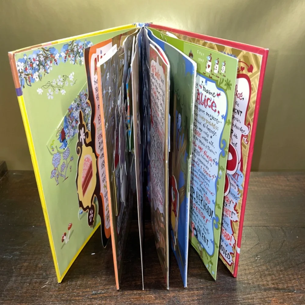 Alice‎ In Wonderland Pop-Up J. Otto Seibold Hardcover Novelty Orchard Book